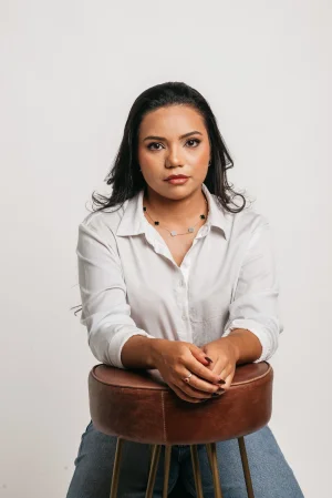Marcelle Passos de Sousa, apresentadora do Pod Processar